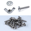 1/4'' X 1? 100Pairs Stainless Steel Bolts, Nuts, and Washers O14620