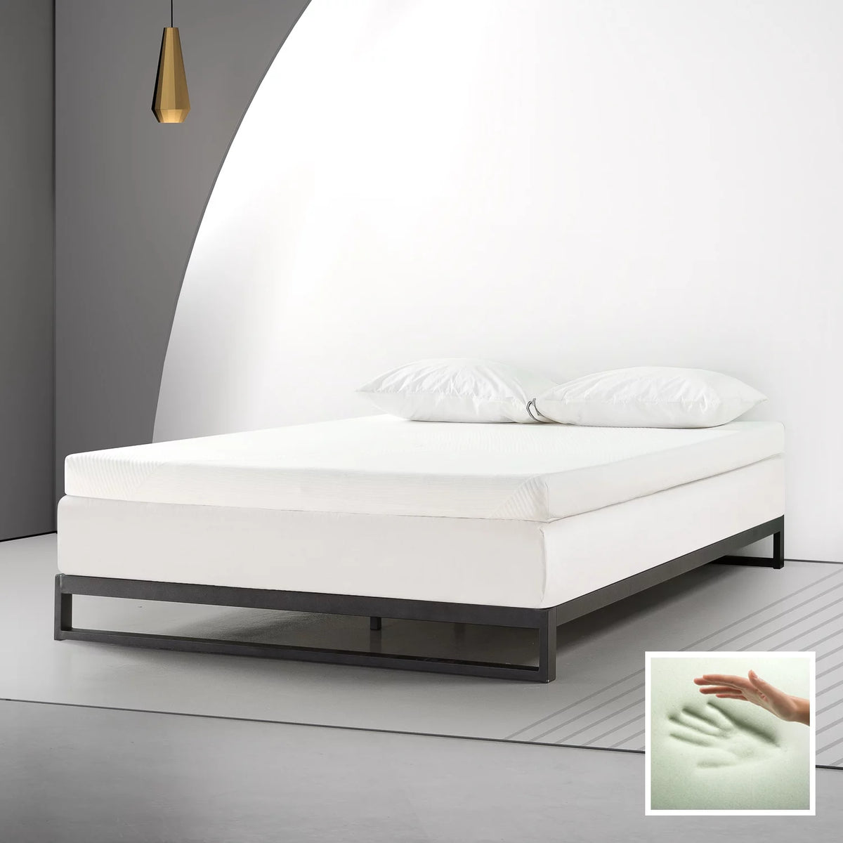 Queen Memory Foam Mattress Topper J38575