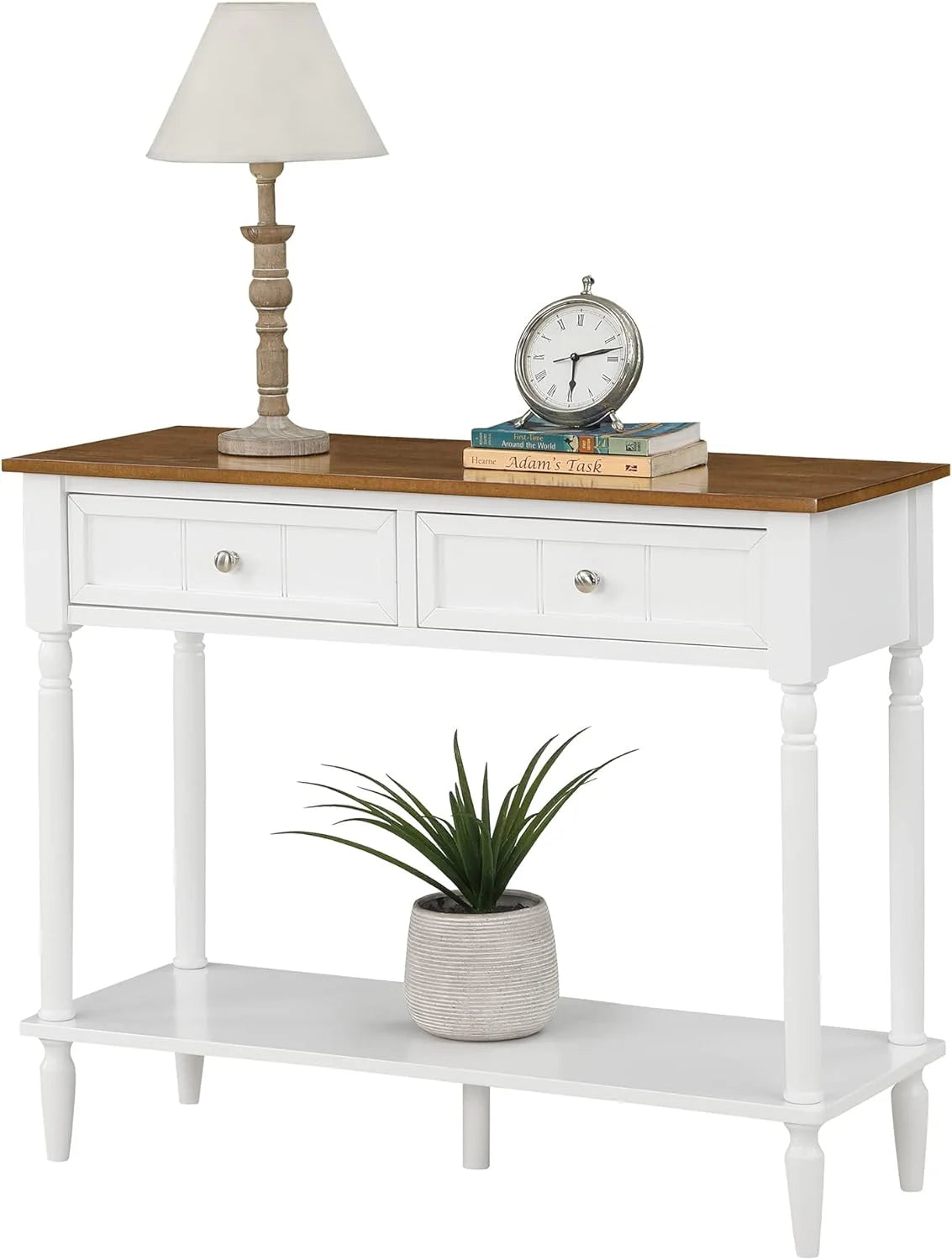 2 Drawer Hall Table with Shelf T765