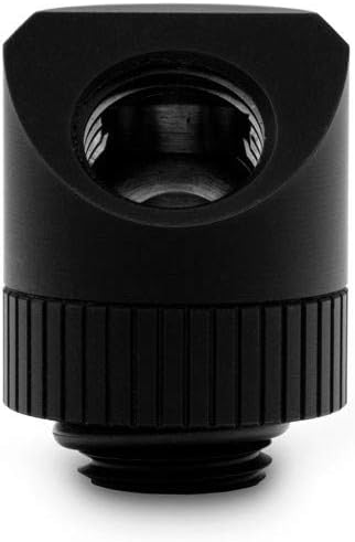 Black 45 Degree Angled Rotary Fitting, 4-Pack P64145