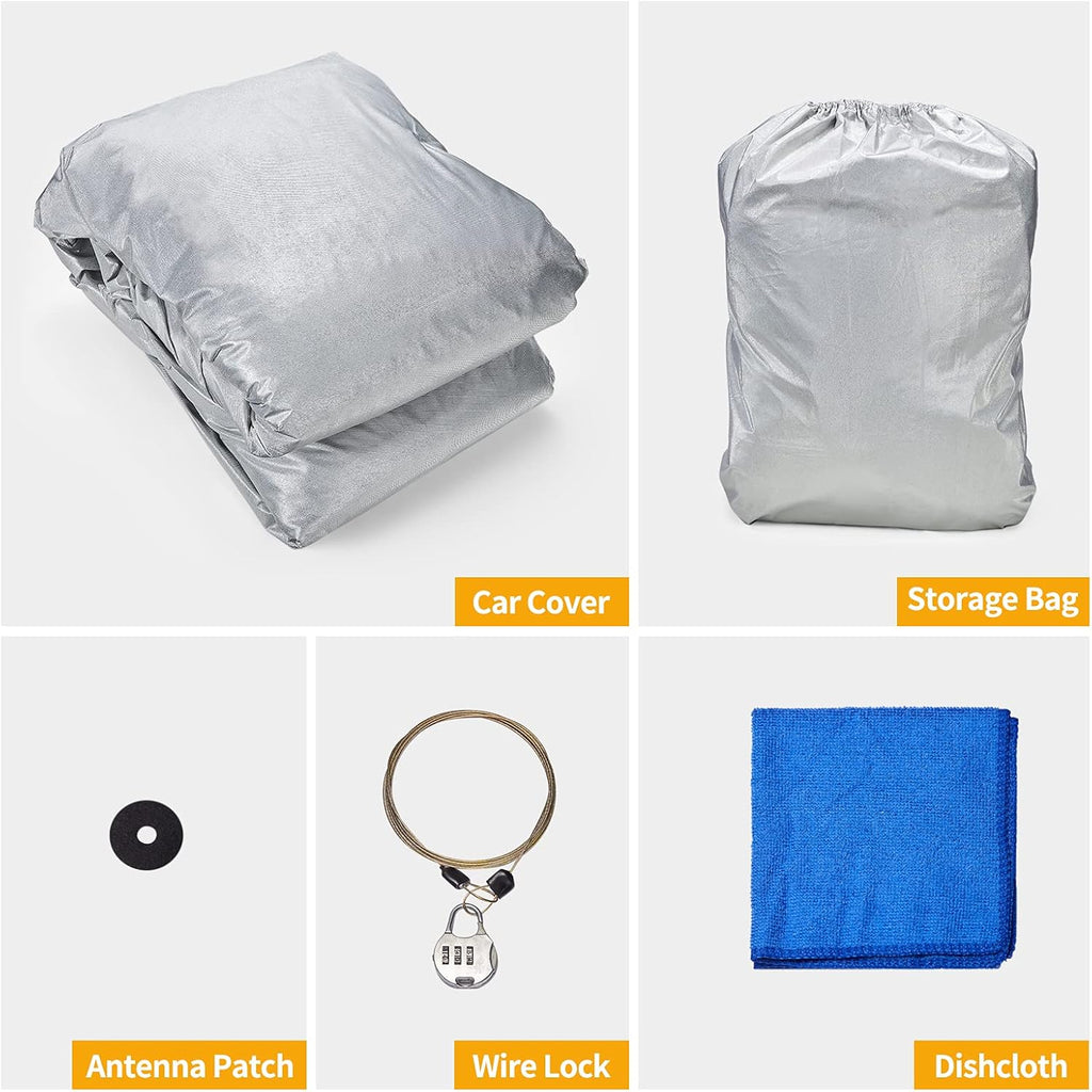 Waterproof Car Cover for Ford F150 Super Crew Cab, Pack of 2 C50506