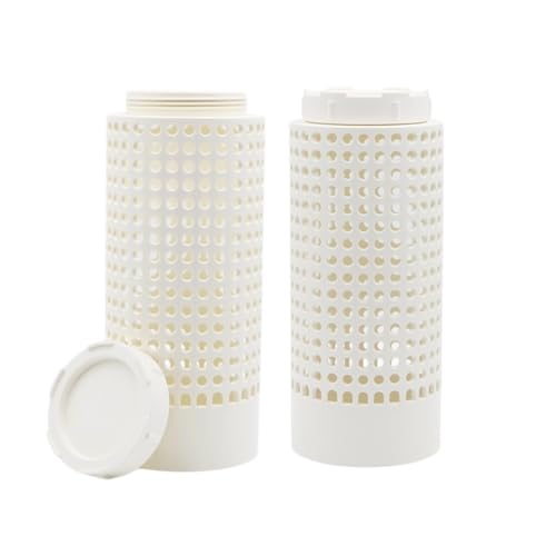 2-Pack White PVC Worm Compost Bin P938721