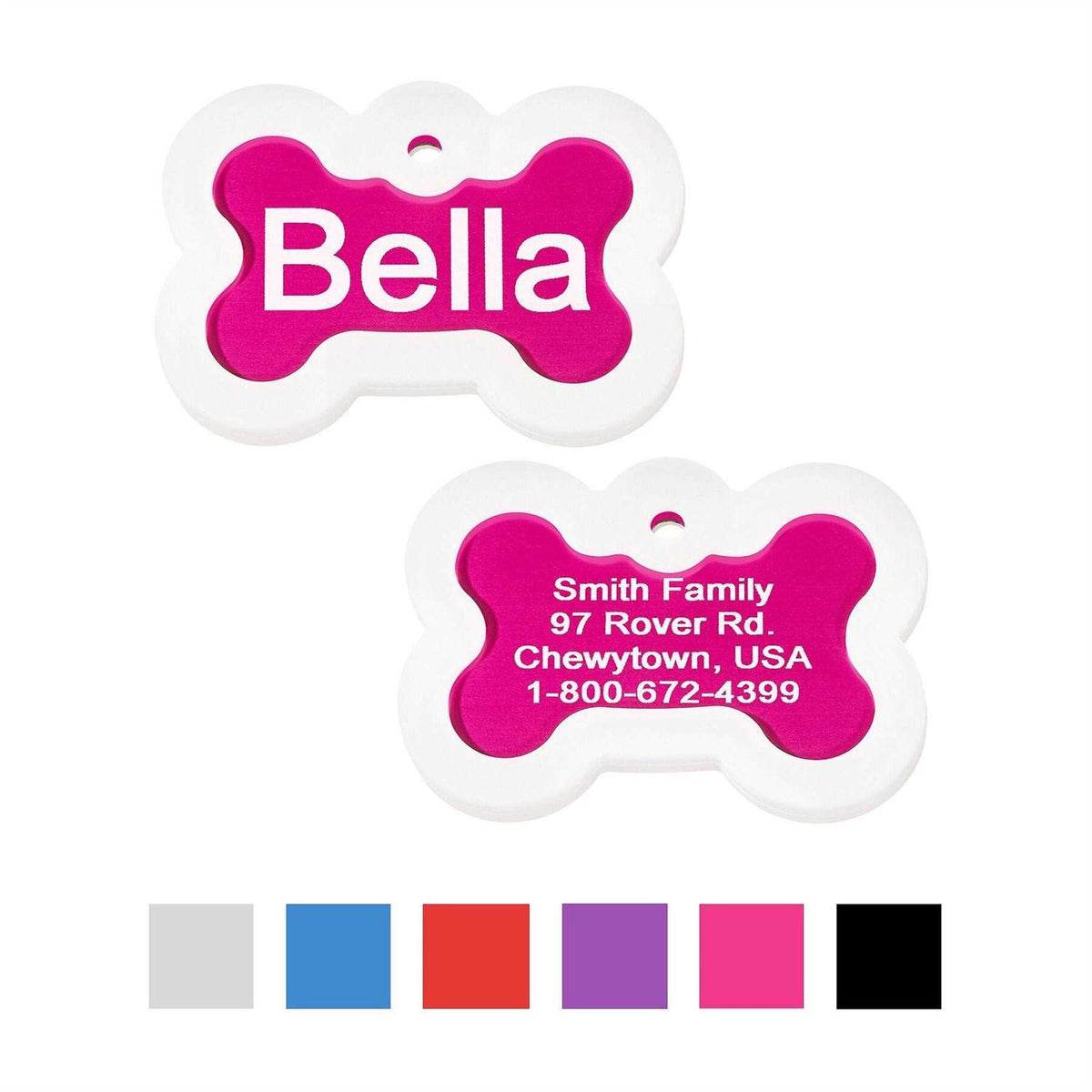 Anodized Aluminum Dog ID Tag S671619