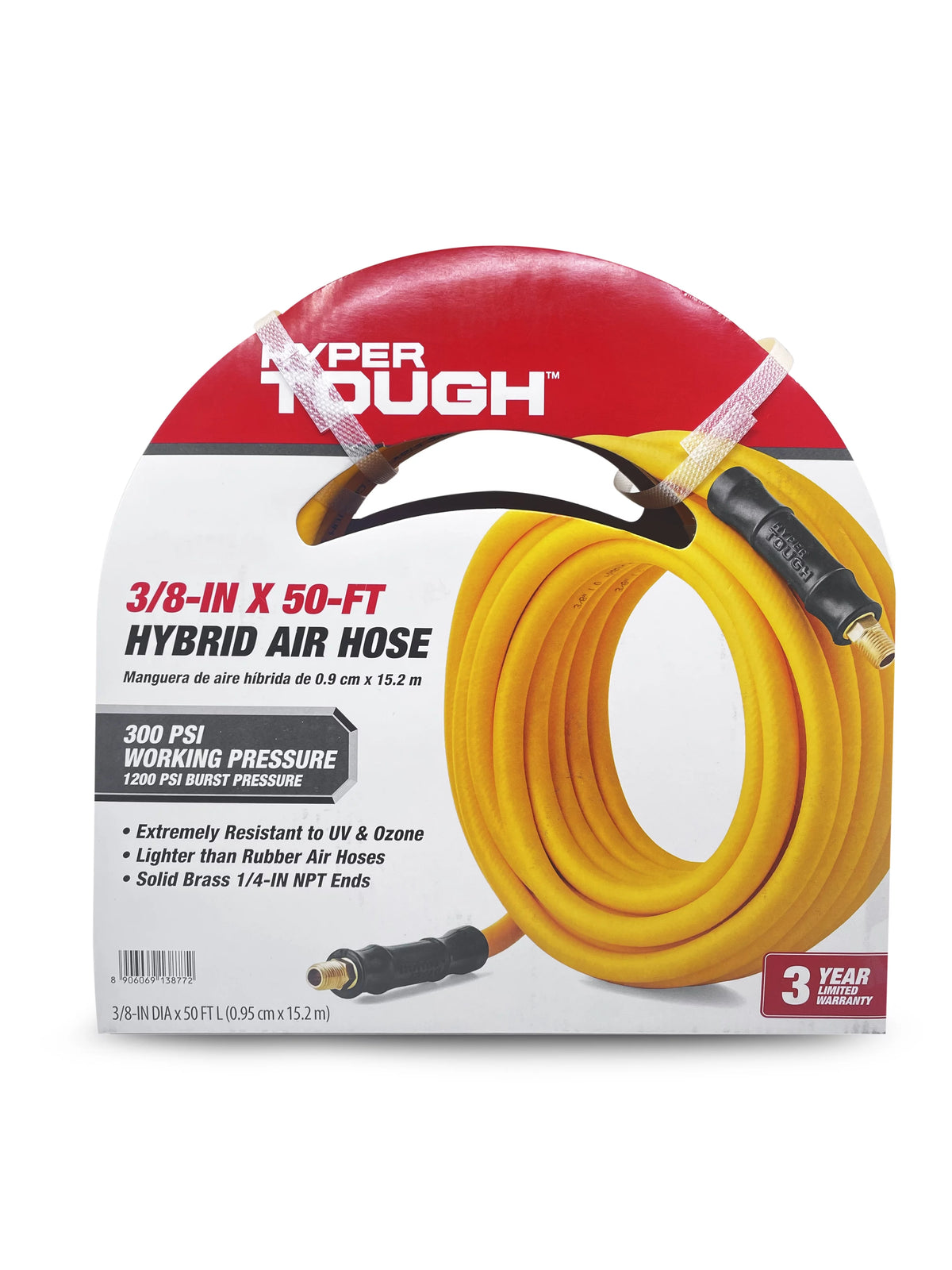 3/8 x 50' Hybrid Polymer Air Hose E229