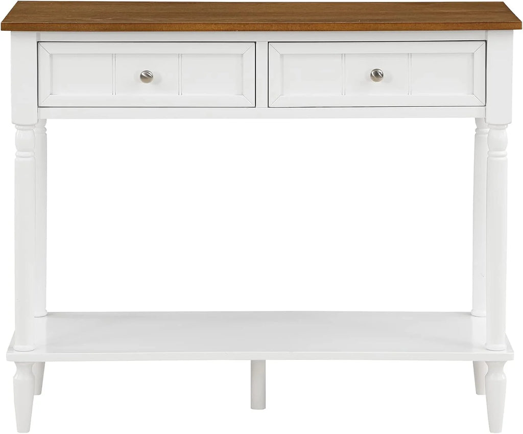 2 Drawer Hall Table with Shelf T765