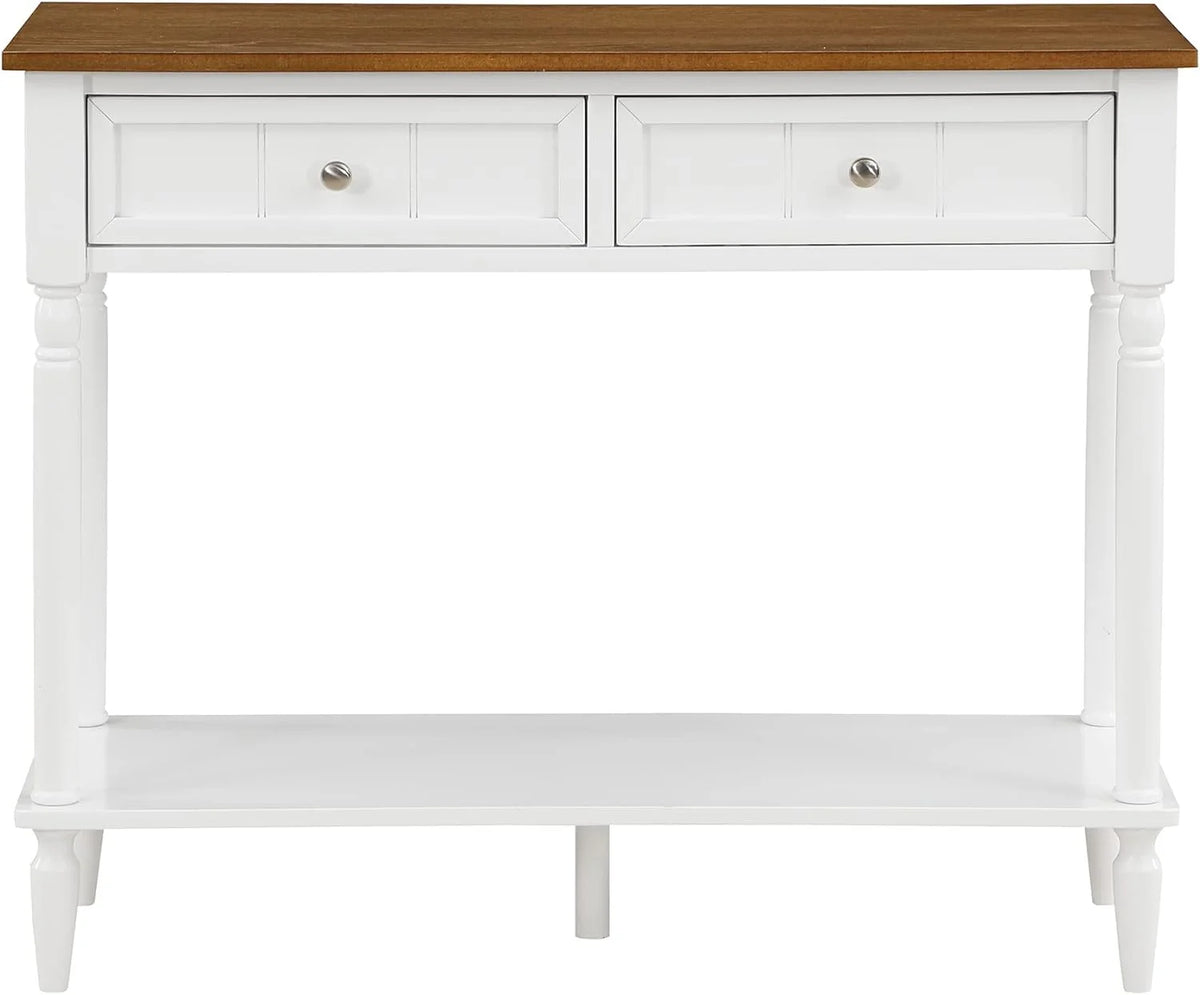 2 Drawer Hall Table with Shelf T765