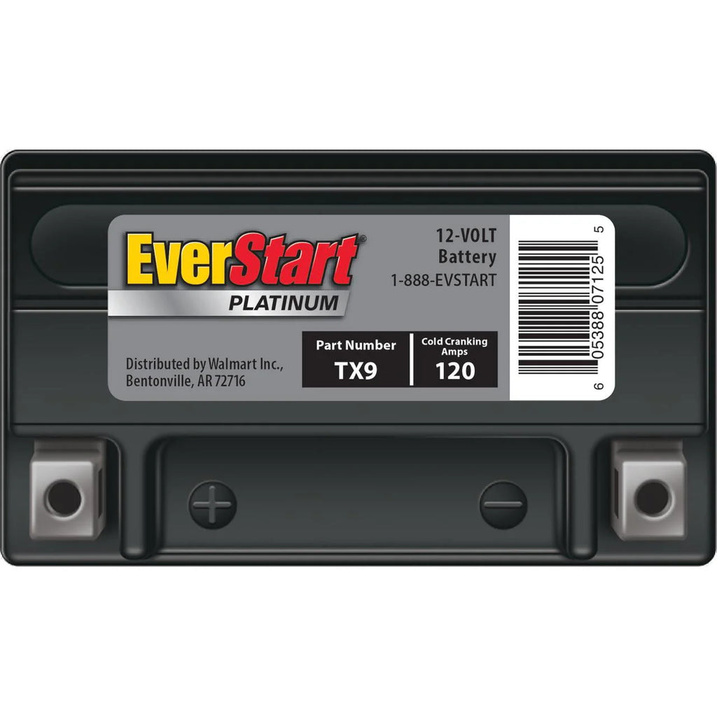 AGM Power Sport Battery Group Size TX9 12 Volt 120 CCA E904606