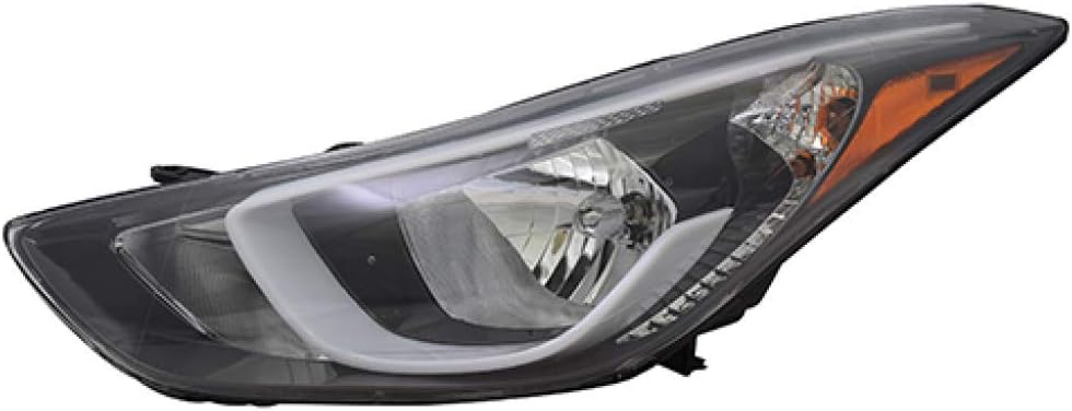 Driver Side Headlight for Hyundai Elantra 2014 2015 2016 Q78723
