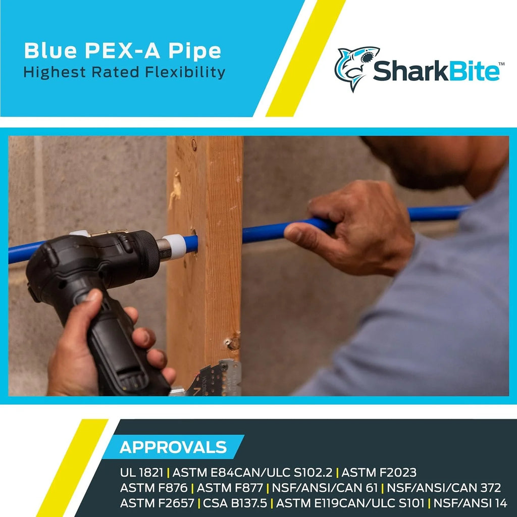 3/4 Inch x 100 Feet Blue PEX-A Flexible Water Tubing K502
