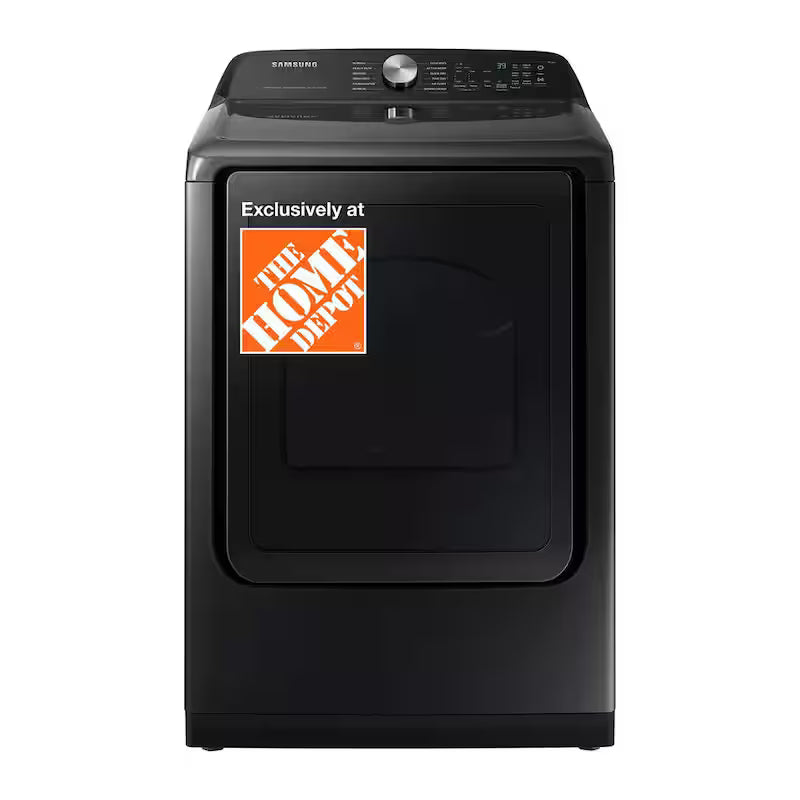 7.4 cu. ft. Vented Gas Dryer with Steam Sanitize in Brushed Black R648