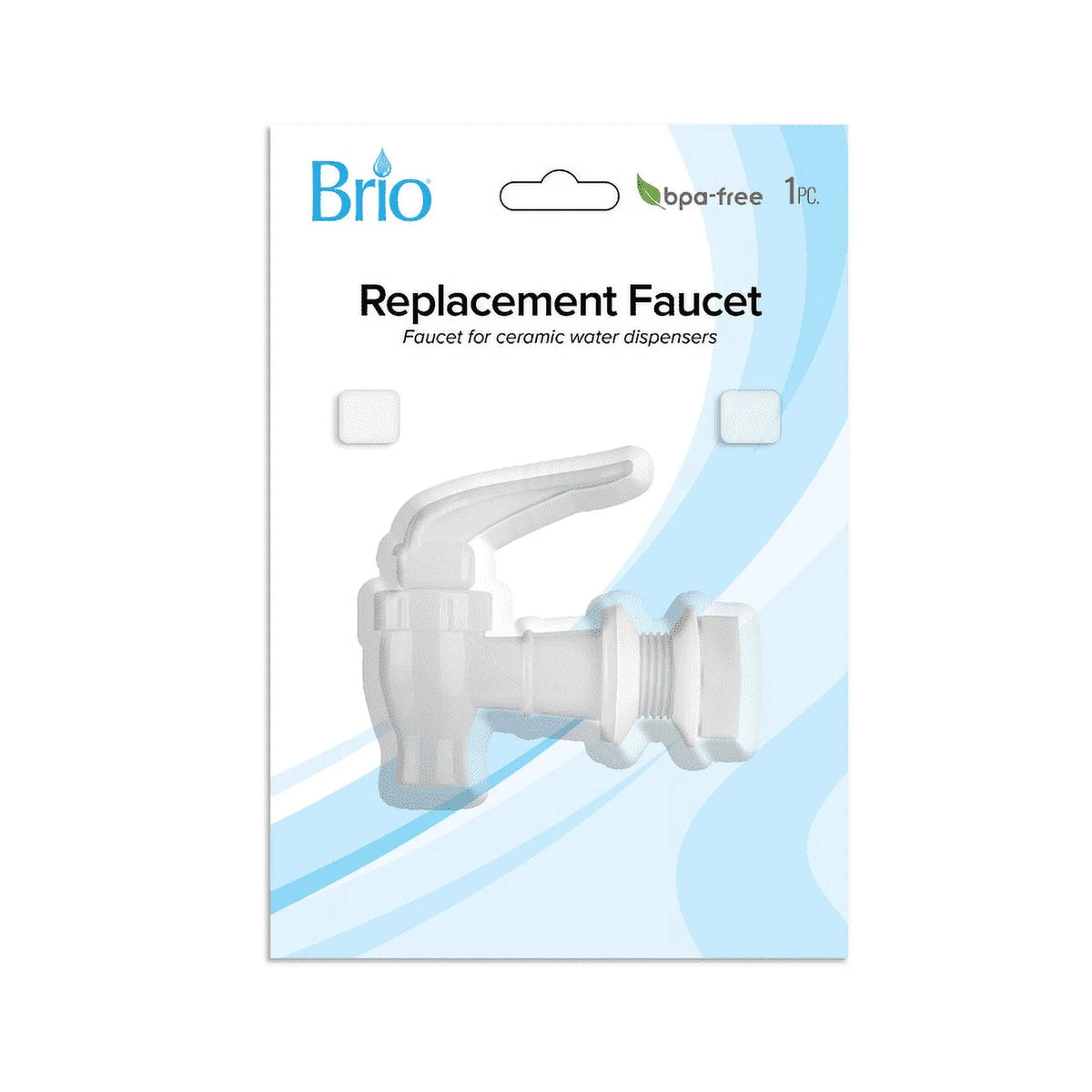 White B.P.A.-Free Water Dispenser Replacement Valve D7266