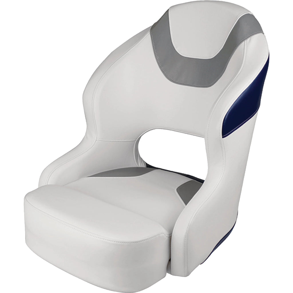 White Grey Navy Bucket Seat Z659687