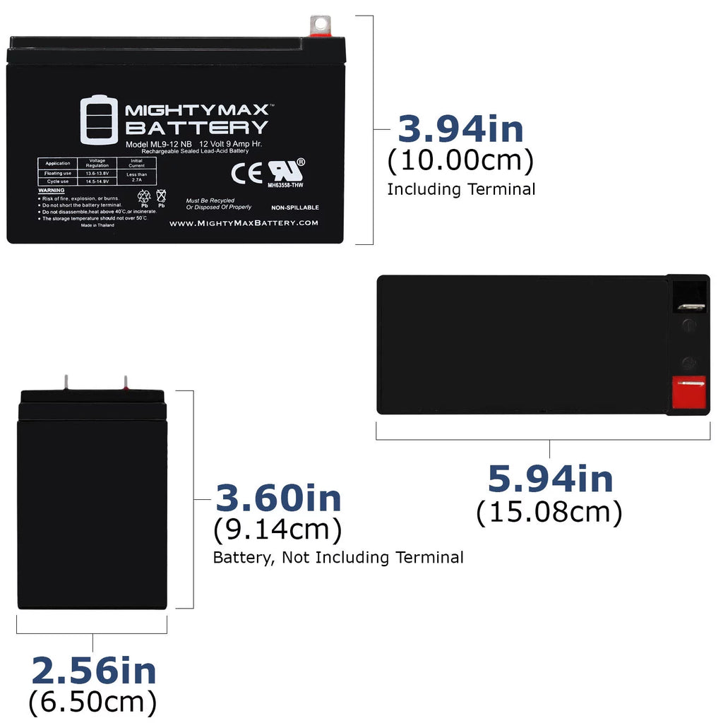 12V 9AH Battery E925368