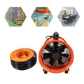 10 Inch Portable Ventilation Fan with 16 ft Duct Hose Q45595