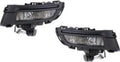 Mazda 3 Fog Light Assembly 2007 2008 2009 Pair Sedan Sport R554