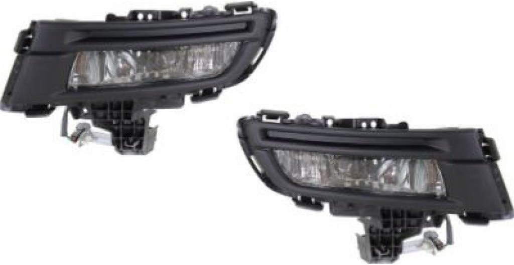 Mazda 3 Fog Light Assembly 2007 2008 2009 Pair Sedan Sport R554