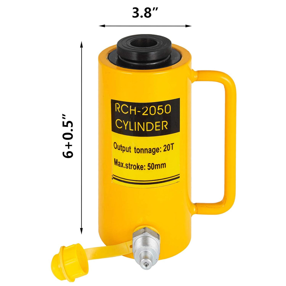 20T 2Inch Hollow Single Acting Hydraulic Ram Cylinder J236