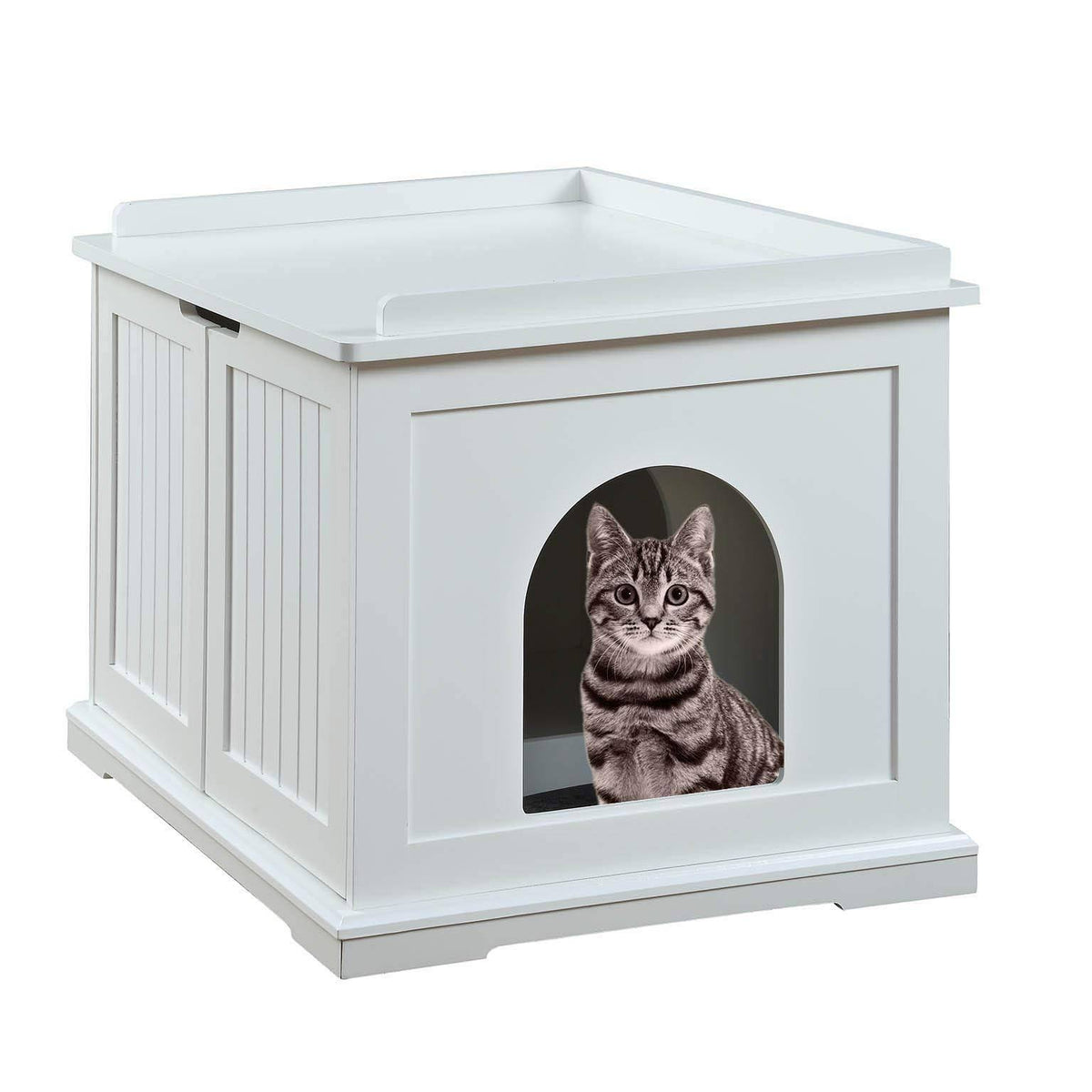 Cat Washroom Storage Bench, Litter Box Cover C52894