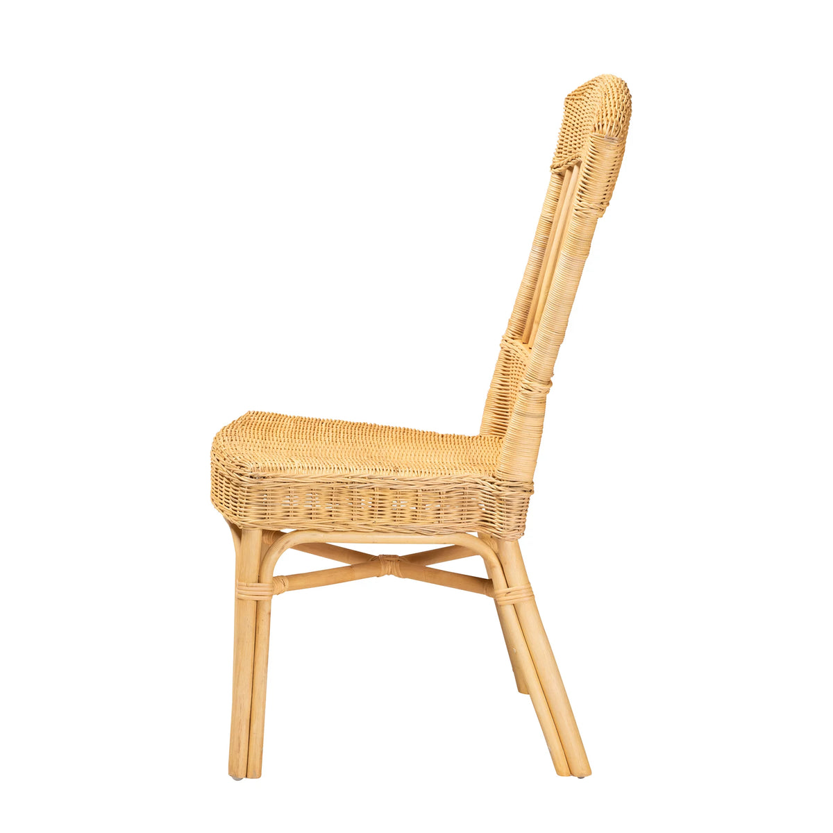 Natural Brown Rattan Dining Chair Z36127