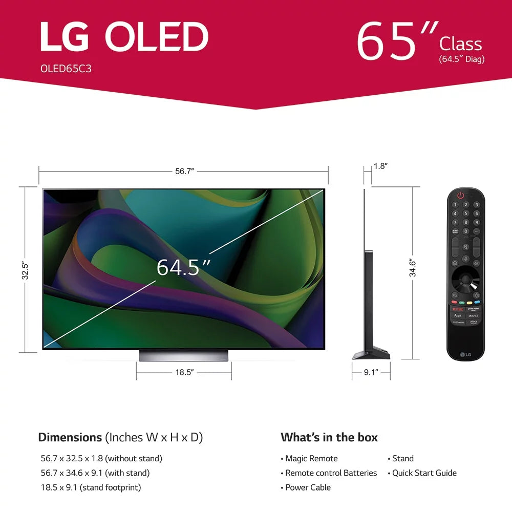 65 Class 4K UHD OLED Smart TV with Dolby Vision K5616