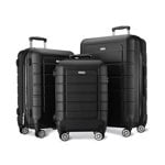 3 Piece Expandable ABS Hardshell Spinner Luggage Set T970267