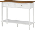 2 Drawer Hall Table with Shelf T765