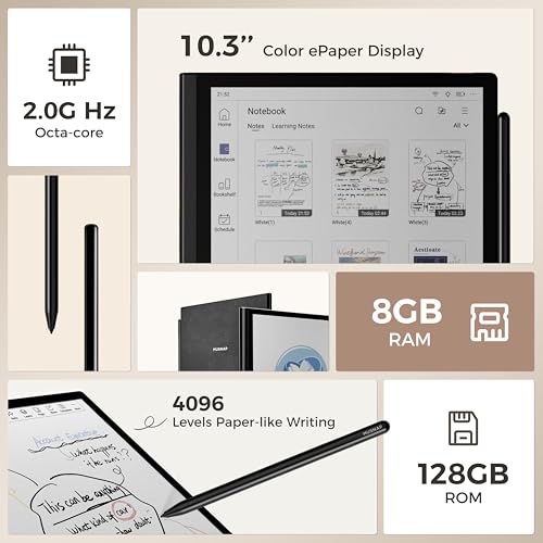 10.3" E Ink Color Display Paper Tablet with Stylus Pen P706629