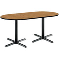 Racetrack Pedestal Table Q3787