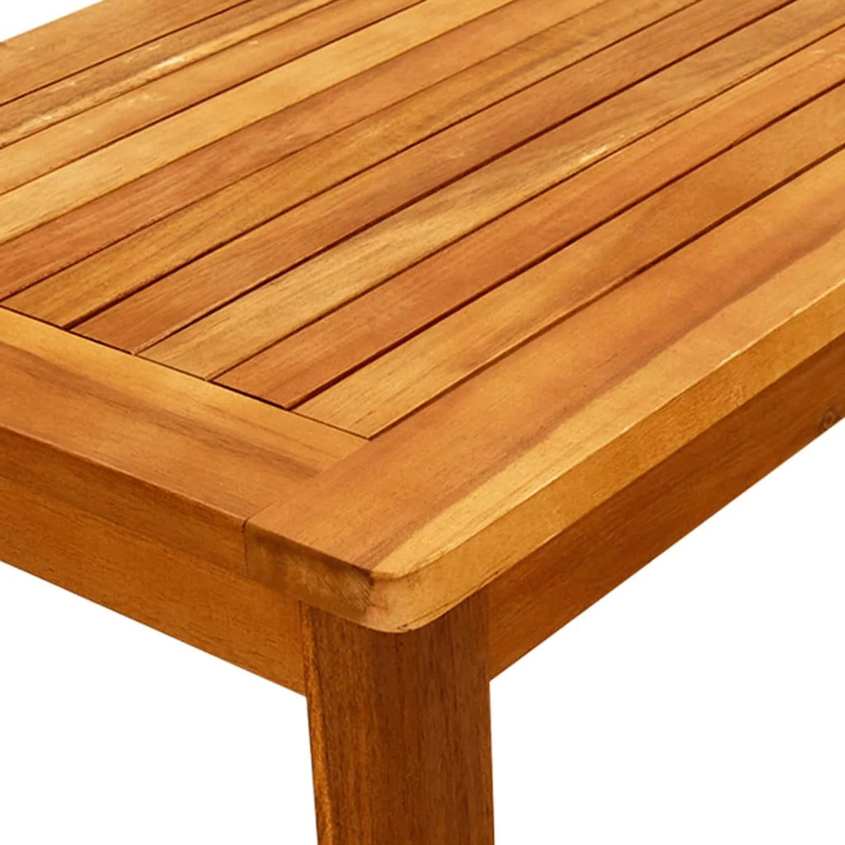 Acacia Wood Slatted Coffee Table W76956