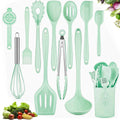 12 Pieces Silicone Kitchen Utensils Set with Holder L30462