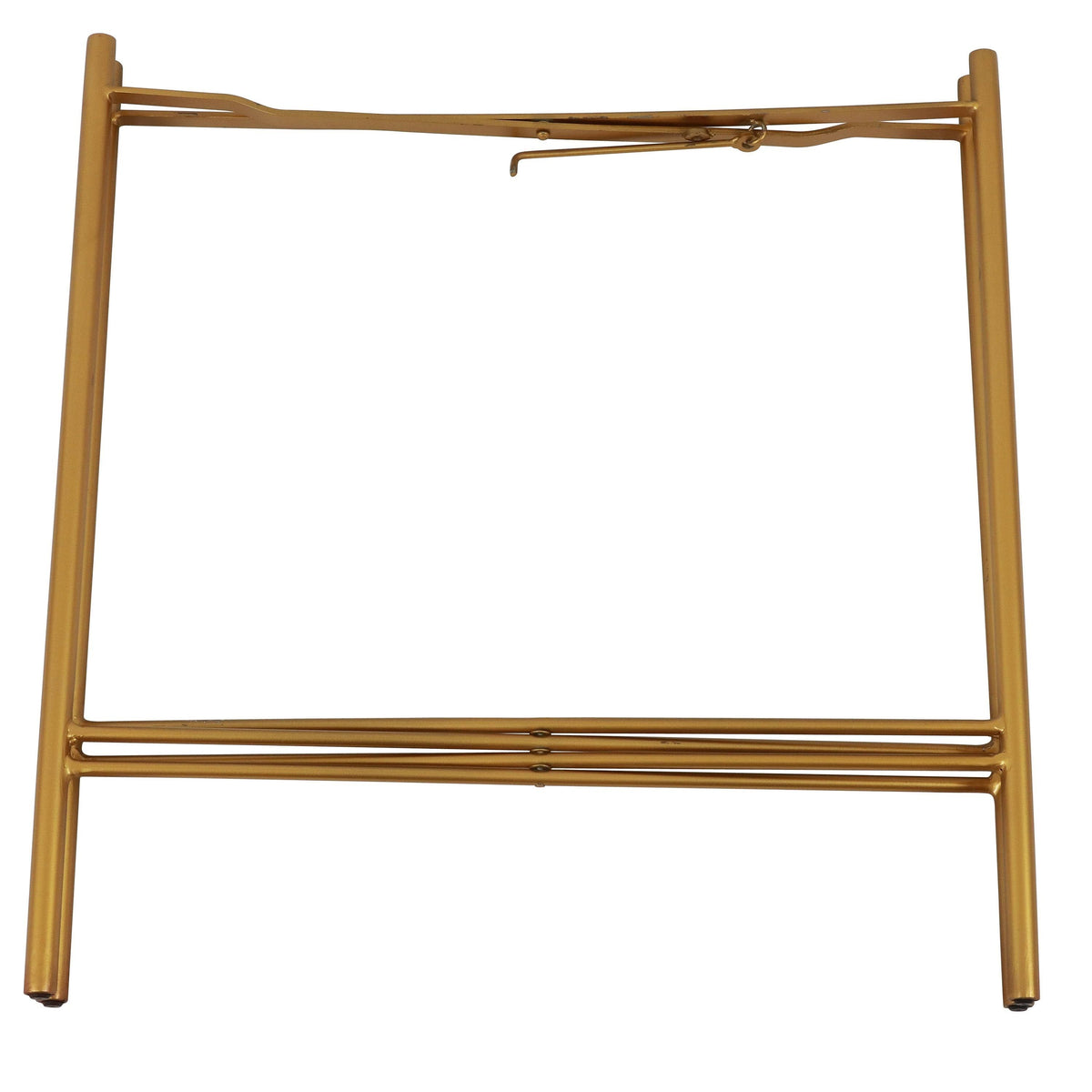 Gold Folding Accent Table Y213622