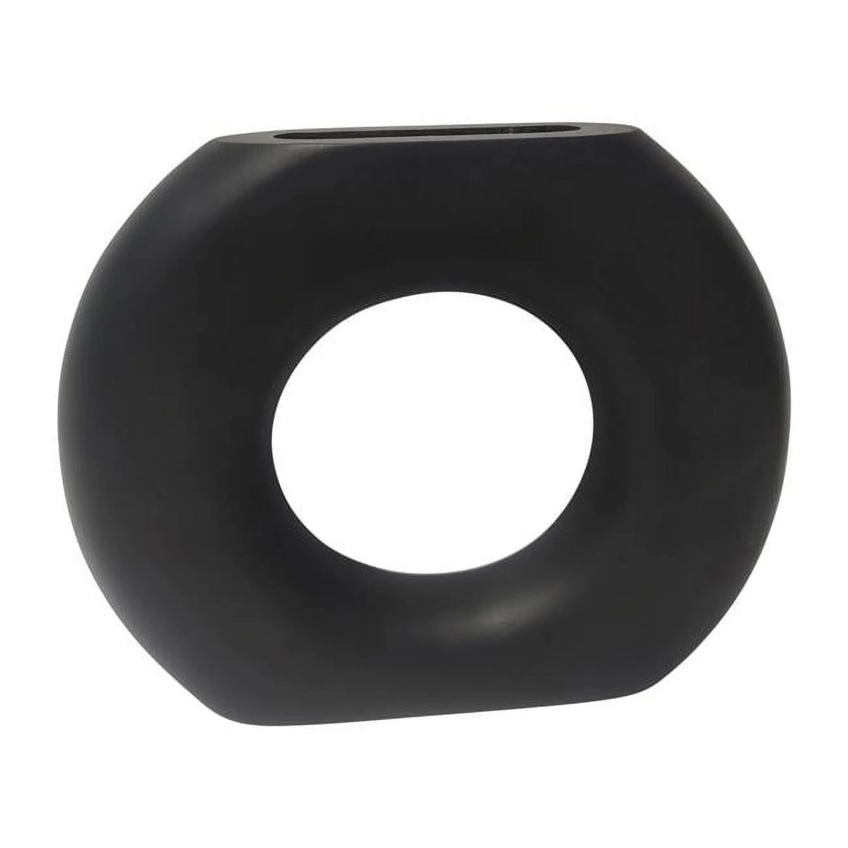 Black Mango Wood Vase M934016