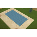 16 ft. x 32 ft. Rectangle Blue Mesh Inground Swimming Pool Safety Winter Cover V4944