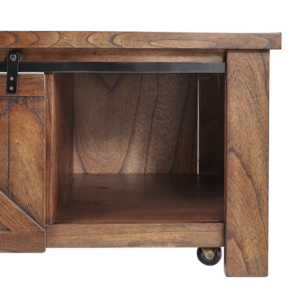 Brown Cherry Finish Cocktail Table T687231