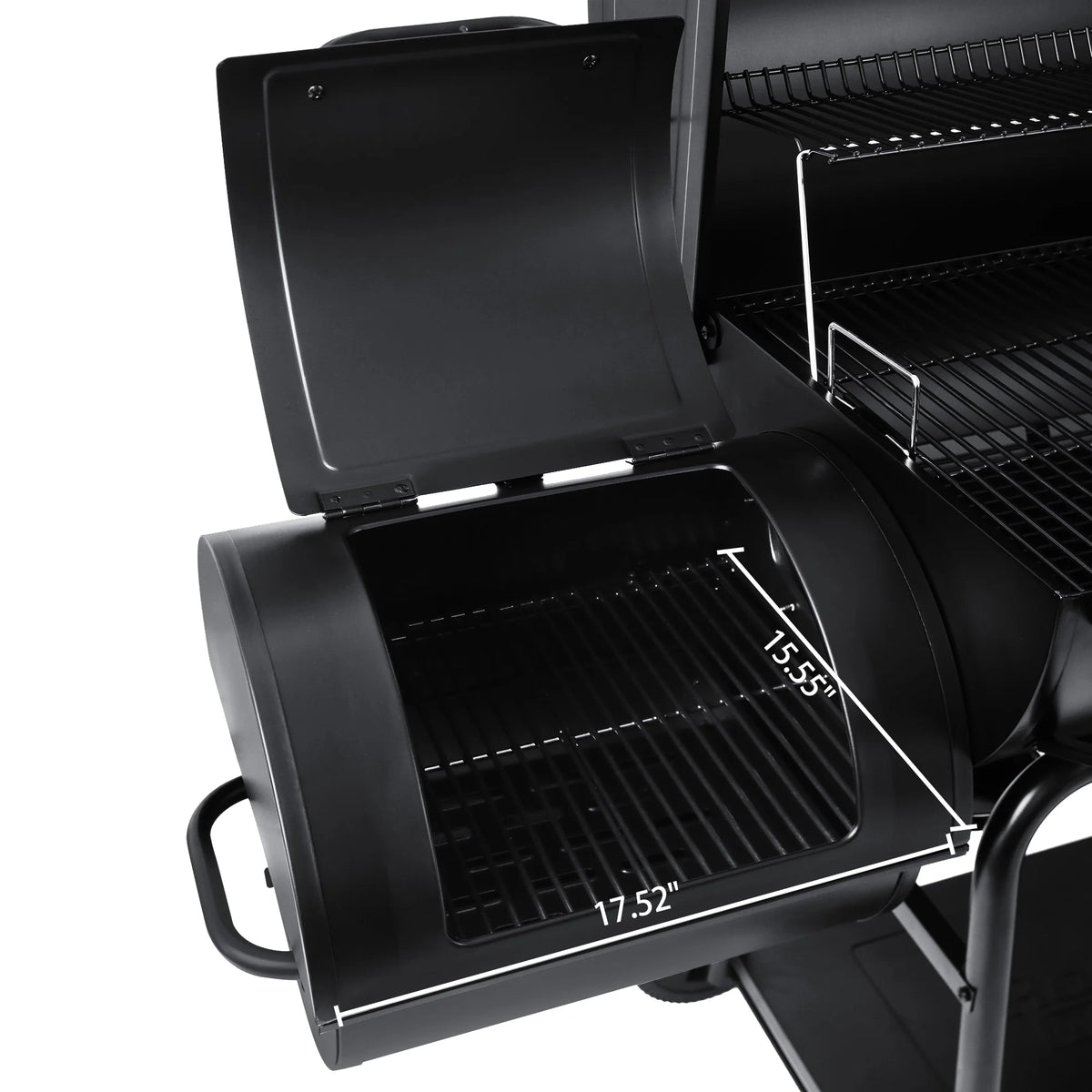36 Charcoal Barrel Grill with Offset Smoker I3032