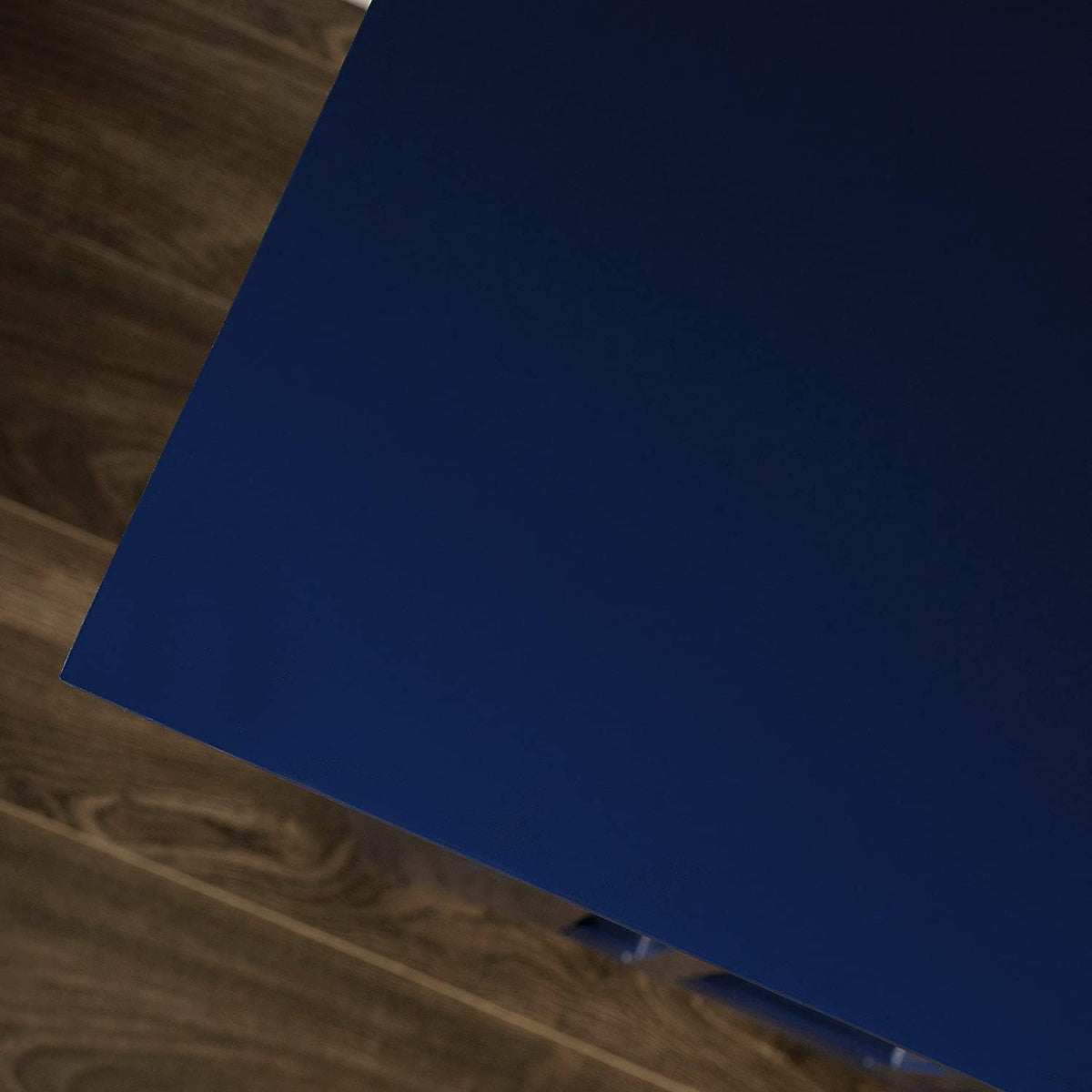 Indigo Blue Accent Storage Cabinet with Glass Doors F260525