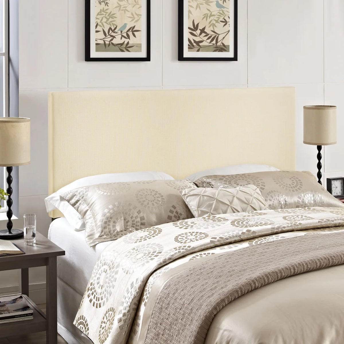 Queen Upholstered Headboard S638