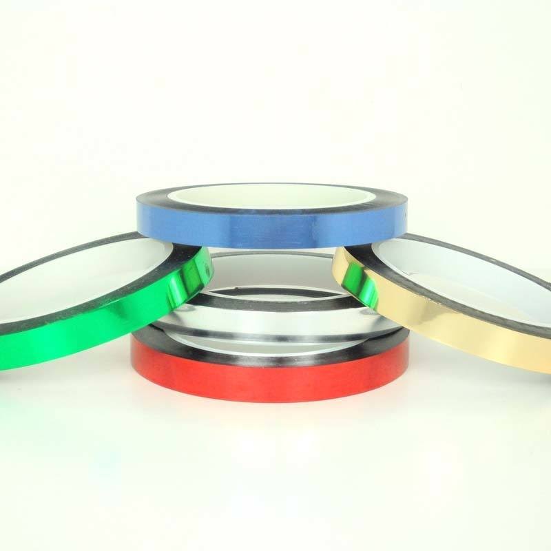 Black Metalized Polyester Film Tapes [96 Rolls] J598