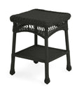 Black Wicker End Table M9799