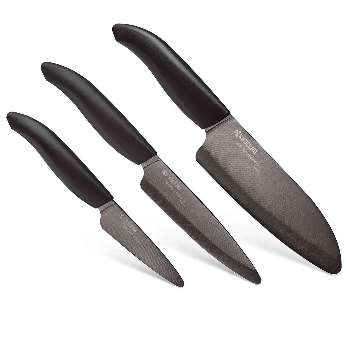 Ceramic 3 Piece Knife Set with Black Handles H757424