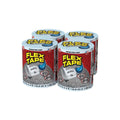 Clear Waterproof Rubberized Duct Tape 4-in x 5-ft 4-Pack N766697