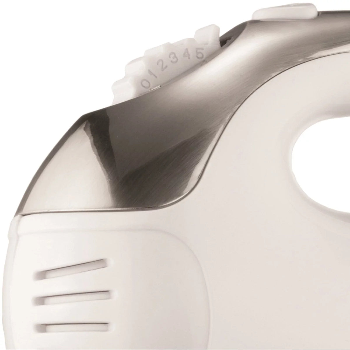 5 Speed Stand Mixer with Stainless Steel Bowl in White F66985