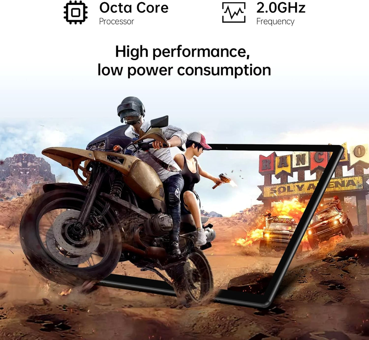 10 inch Android 11 Tablet, 6GB RAM 128GB ROM, Octa Core, 7000mAh, 1920x1200 FHD, Dual Camera U861194