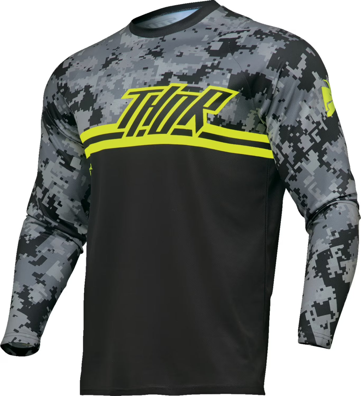 Black Camo Youth MX Offroad Jersey I121