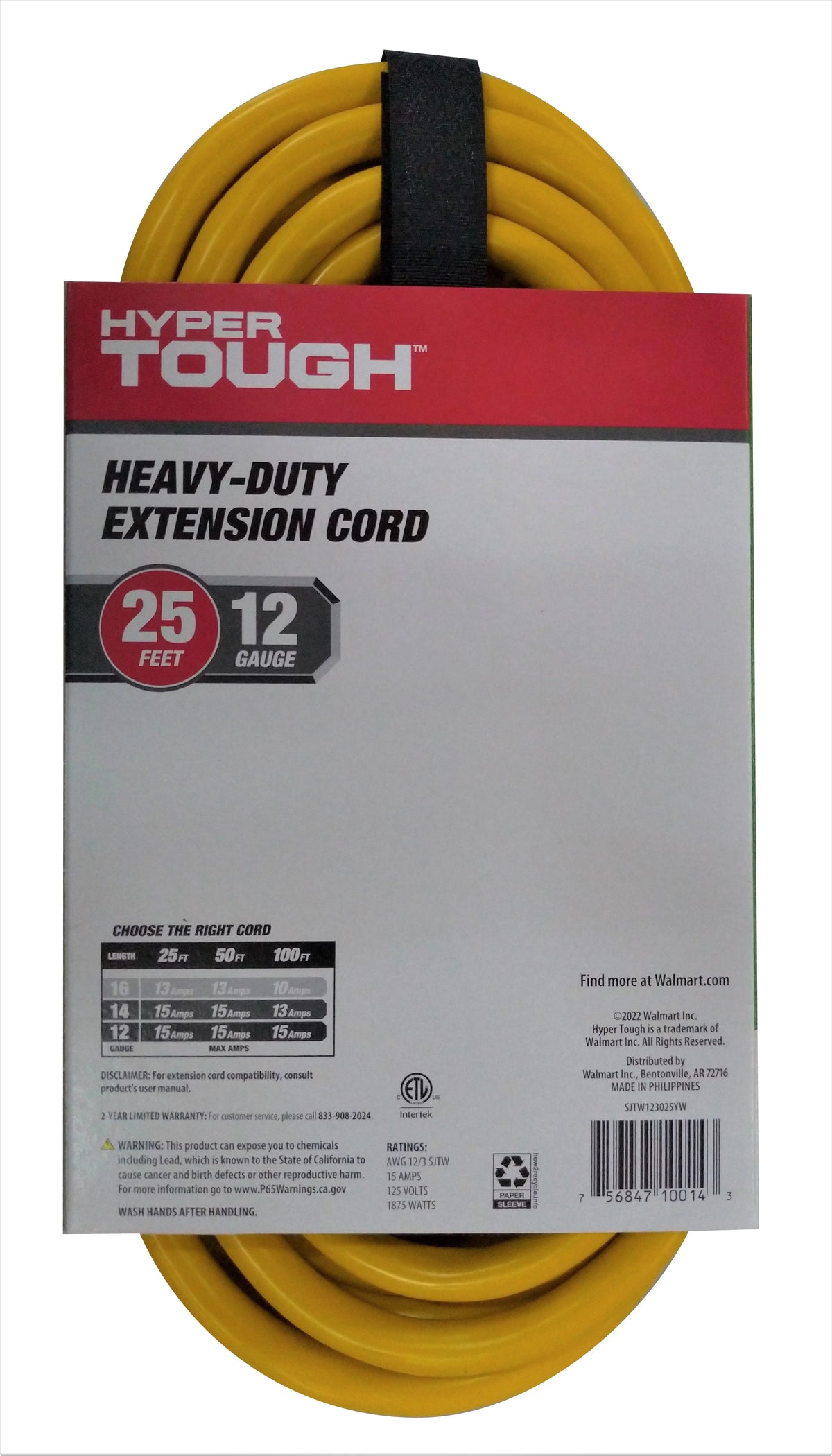 Heavy Duty Indoor and Outdoor Extension Cord G396