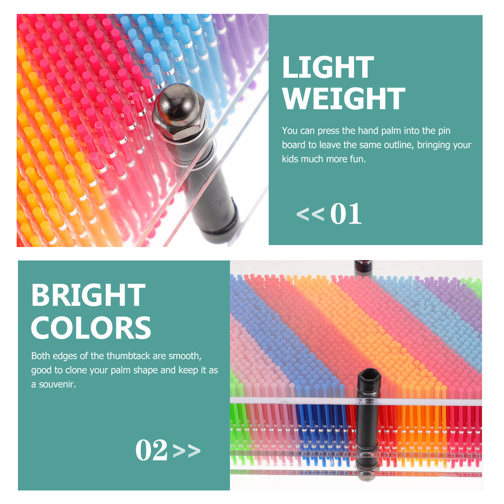 Rainbow Pin Art Sensory Toy B648