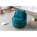 Teal Velvet Swivel Accent Chair B276