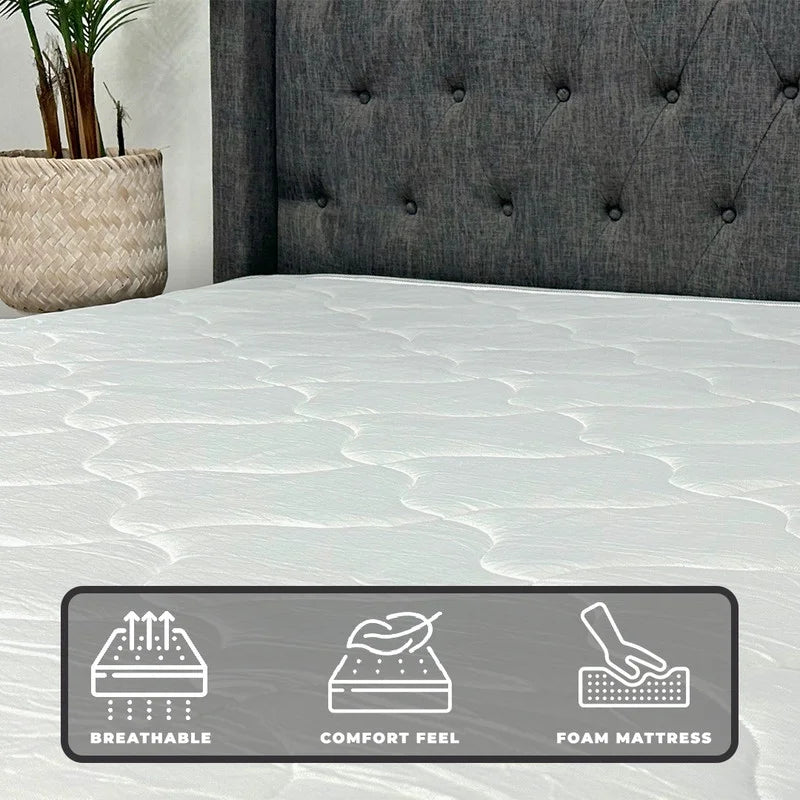 Twin Size 6 Inch Foam & Spring Hybrid Mattress P3079