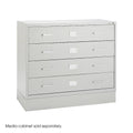 Light Gray Media Cabinet Base F34399