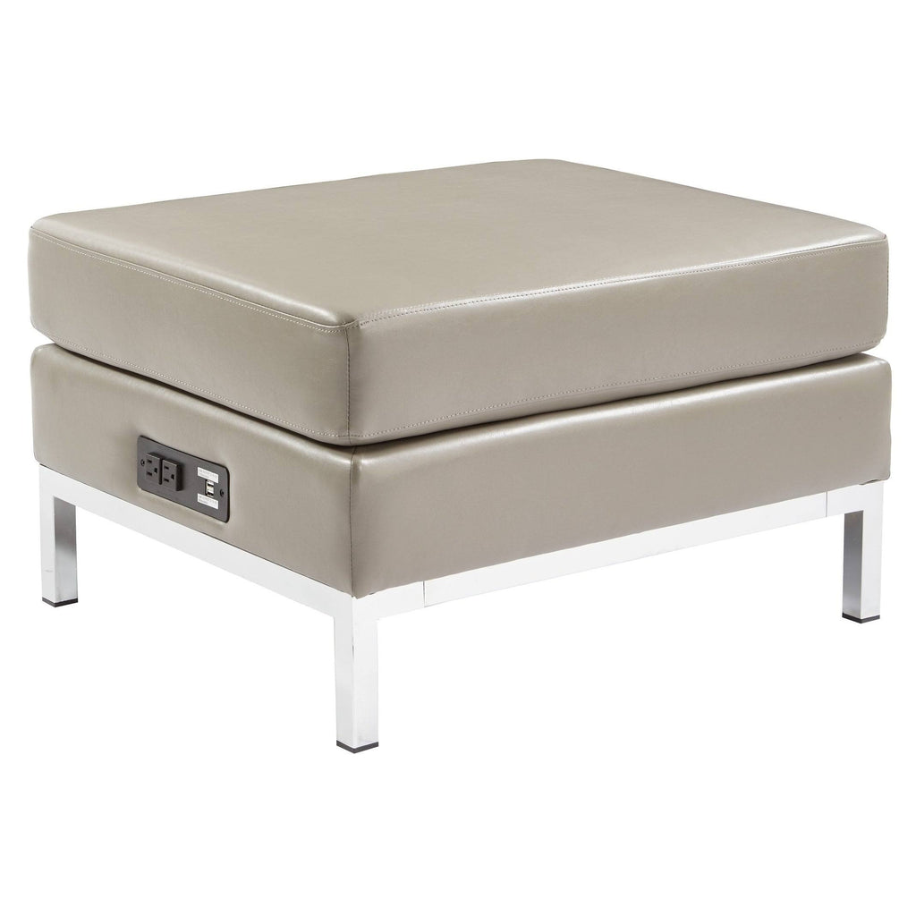 Smoke Ottoman Modular Component L4643